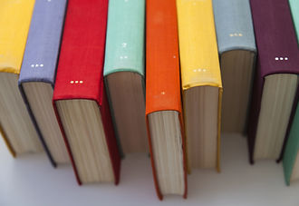 Colorful Book Spines